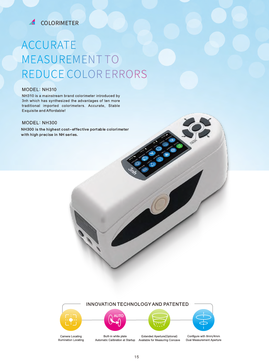 3nh COLORIMETER NR145 NR20XE NR10QC NR200 NR110 NR60CP NR100(图1)